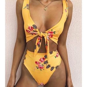 Tropical paradise two piece swimsuit